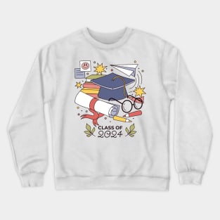 Class of 2024 - Happy Graduation Day Celebration Crewneck Sweatshirt